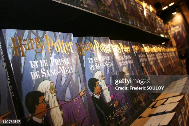 "Harry Potter and the Half Blood Prince" goes on sale at the Virgin Megastore in Paris, France in October, 2005.