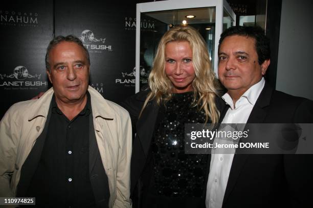 Soiree of launchement of the new collection of jewelry of Edouard Nahum in Paris, France on December 06th, 2007.Daniel Hechter, Fiona Gelin and...