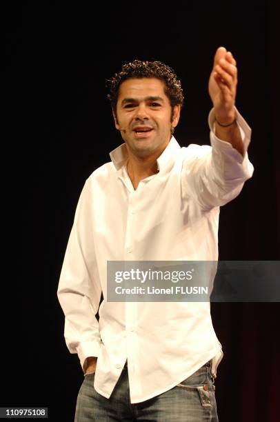 Jamel Debbouze performs at the Festival du Rire de Montreux in Montreux, Switzerland on December 05th, 2007.