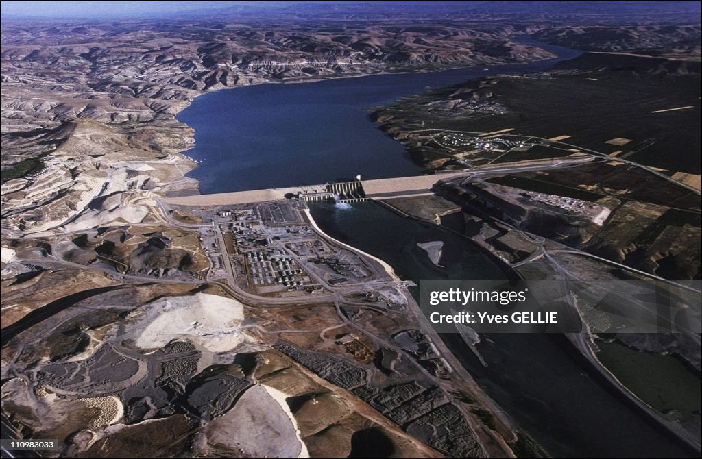 The Euphrates: The water war in Birecik , Turkey in 2002.