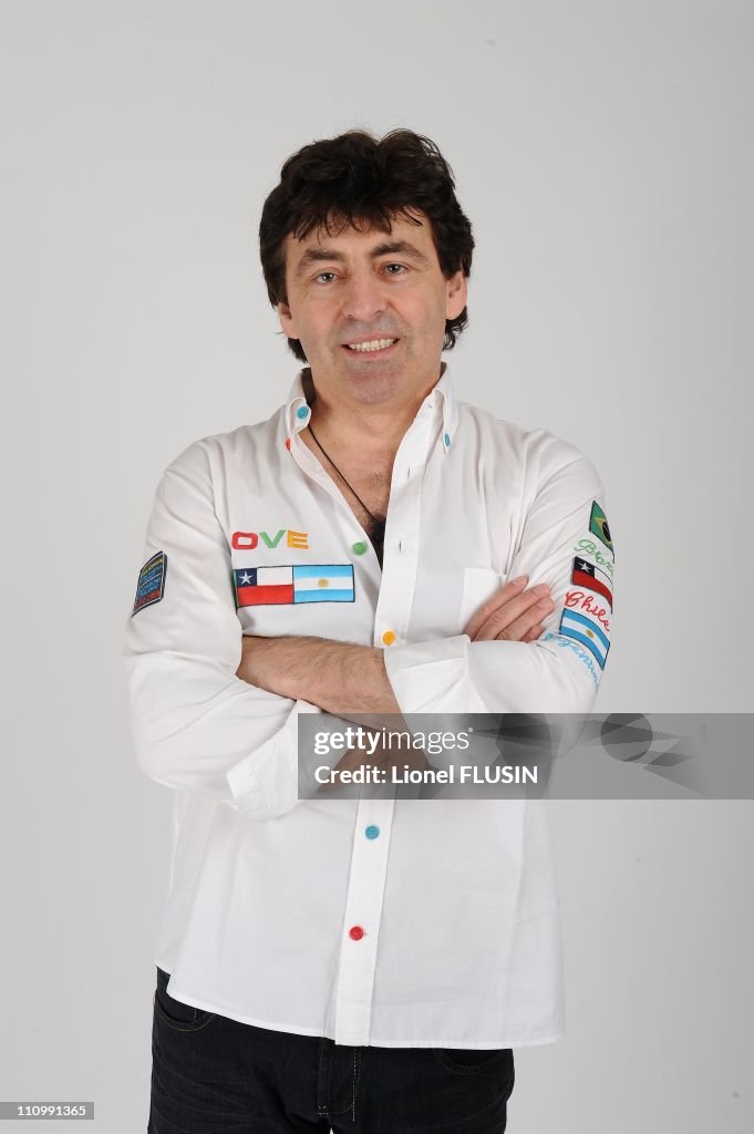 Close-up of Claude Barzotti in Geneva, Switzerland on October 25th, 2008.