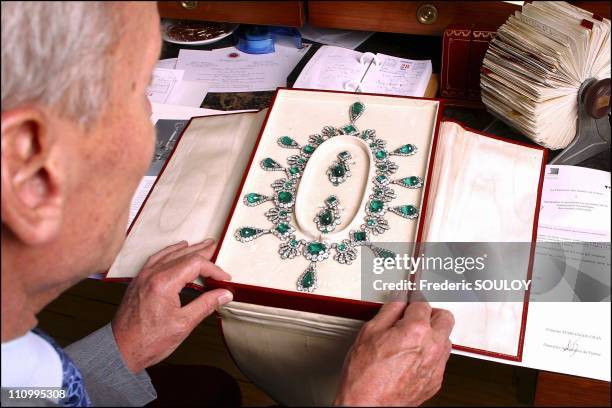 The Louvre Museum Buys Empress Marie Louises Necklace - Daniel Alcouffe, General Conservative In Charge Of The Department Of Art Works At The Louvre...