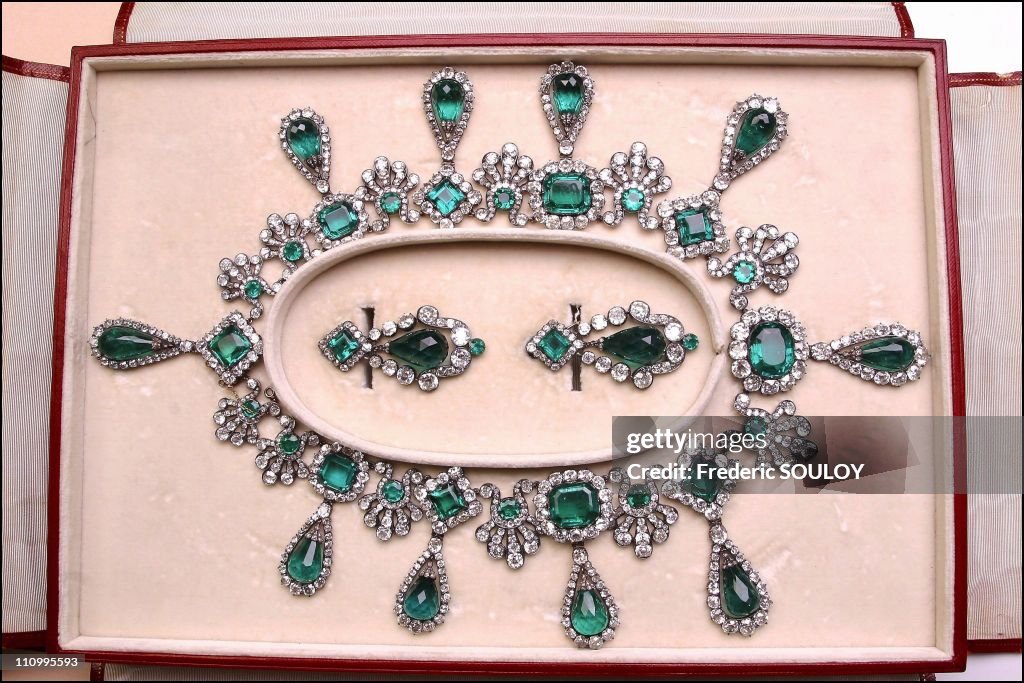 The Louvre Museum Buys Empress Marie LouiseÂ’s Necklace In Paris, France On May 28, 2004