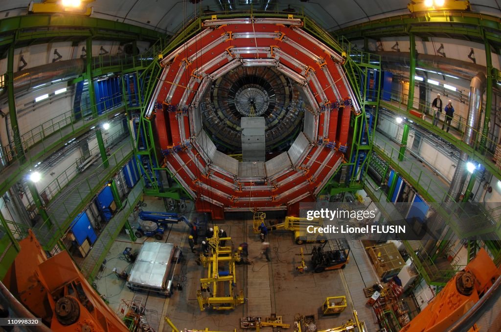 The LHC (Large Hadron Collider) in Geneve, Switzerland on January 25th, 2007.