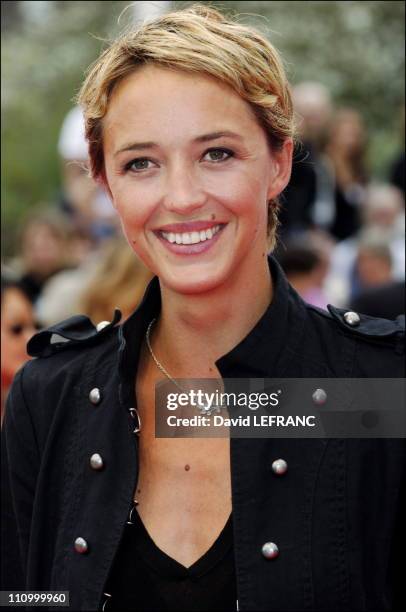 Helene de Fougerolles at the 32nd American film festival in Deauville, France on September 03rd, 2006.