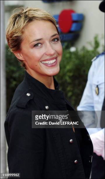 Helene de Fougerolles at the 32nd American film festival in Deauville, France on September 03rd, 2006.