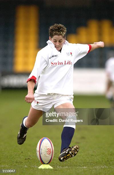 Shelley Rae of England during the Women's Six Nations Championship match between England and Ireland played at the Sixways Stadium, in Worcester,...