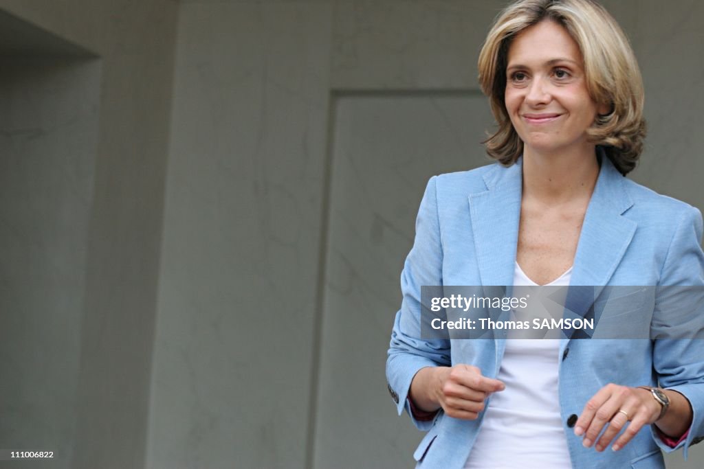 First council of ministers in the new government of Nicolas Sarkozy in Paris, France on May 18th, 2007.