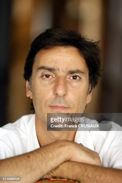 Yvan Attal, actor, at before the premier of film " Les regrets " in Lille, France on August 24th, 2009.