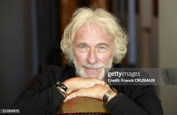 Pierre Richard, actor, at before the premier of his film " Victor " in Lille, France on September 22nd, 2009.