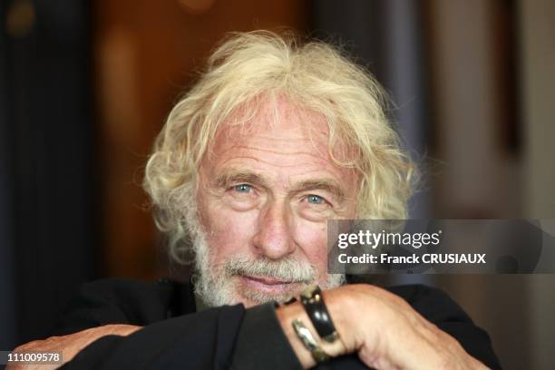 Pierre Richard, actor, at before the premier of his film " Victor " in Lille, France on September 22nd, 2009.