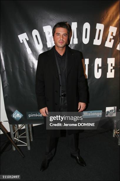 Anthony Dupray at the election of French Top Model 2007 at the Theatre Pierre Cardin in Paris, France on March 26th, 2007