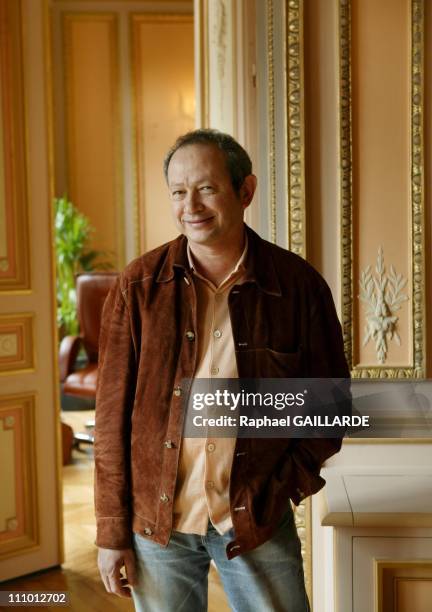 Naguib Sawiris at his Paris office in Paris, France on April 20th, 2005.