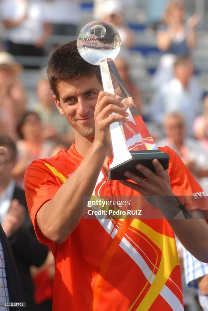 Novak Djokovic wins Rodgers Cup in Montreal, Canada on August 12th, 2007