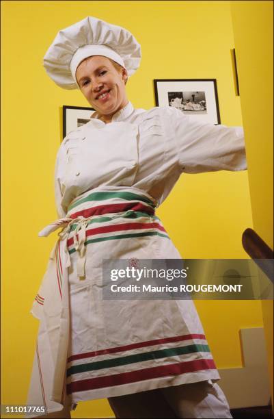 Chef Helene Darroze in Paris, France on January 01st, 2005.