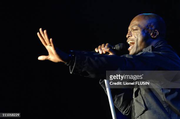 Seal performs at the Montreux Jazz Festival in Montreux, Switzerland on July 21th, 2007