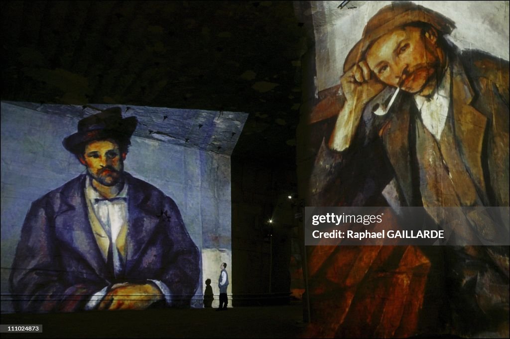 "Couleurs Cezanne" show at the Cathedrale d'Images in Les-Baux-de-Provence, France on February 24th, 2006.