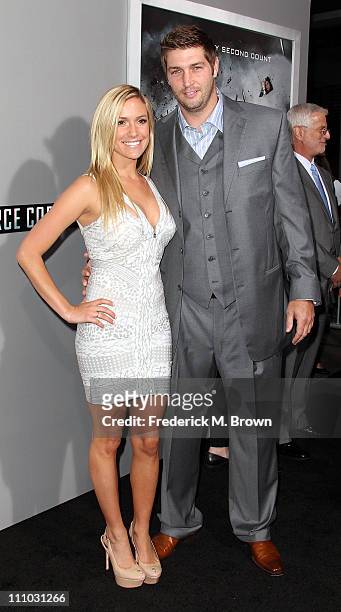 Actress Kristin Cavallari and Chicago Bears Quarterback, Jay Cutler, attend the premiere of Summit Entertainment's "Source Code" at the Arclight...