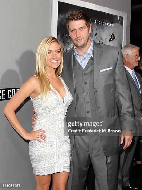 Actress Kristin Cavallari and Chicago Bears Quarterback, Jay Cutler, attend the premiere of Summit Entertainment's "Source Code" at the Arclight...