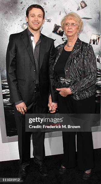 Actor Michael Arden and his guest attend the premiere of Summit Entertainment's "Source Code" at the Arclight Cinerama Dome on March 28, 2011 in Los...