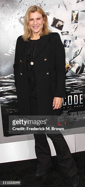 Celebrity Trainer Kathy Kaehler attend the premiere of Summit Entertainment's "Source Code" at the Arclight Cinerama Dome on March 28, 2011 in Los...