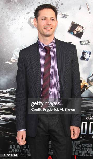 Writer Ben Ripley attends the premiere of Summit Entertainment's "Source Code" at the Arclight Cinerama Dome on March 28, 2011 in Los Angeles,...
