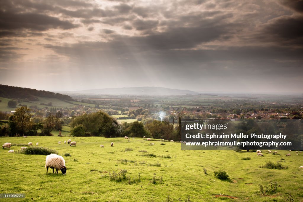 Broadway views in cotswold