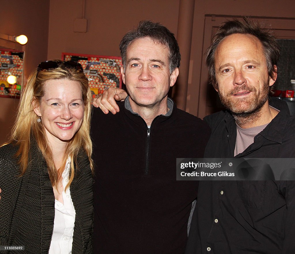 Celebrities Visit Broadway - March 28, 2011