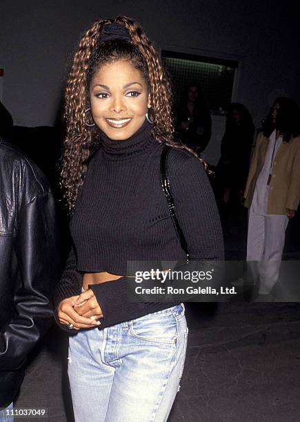 Singer Janet Jackson attends the Party for Janet Jackson's Sold-Out Concert Tour and Plaque Presentation for 10 Million Copies of "Janet" Album on...