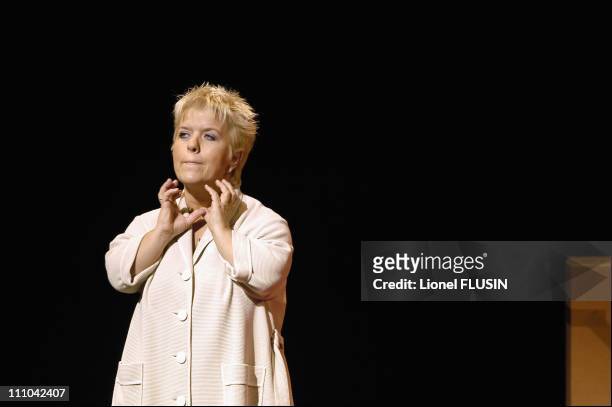 Mimie Mathy at the Grand Casino in Geneve, Switzerland on April 17, 2003.