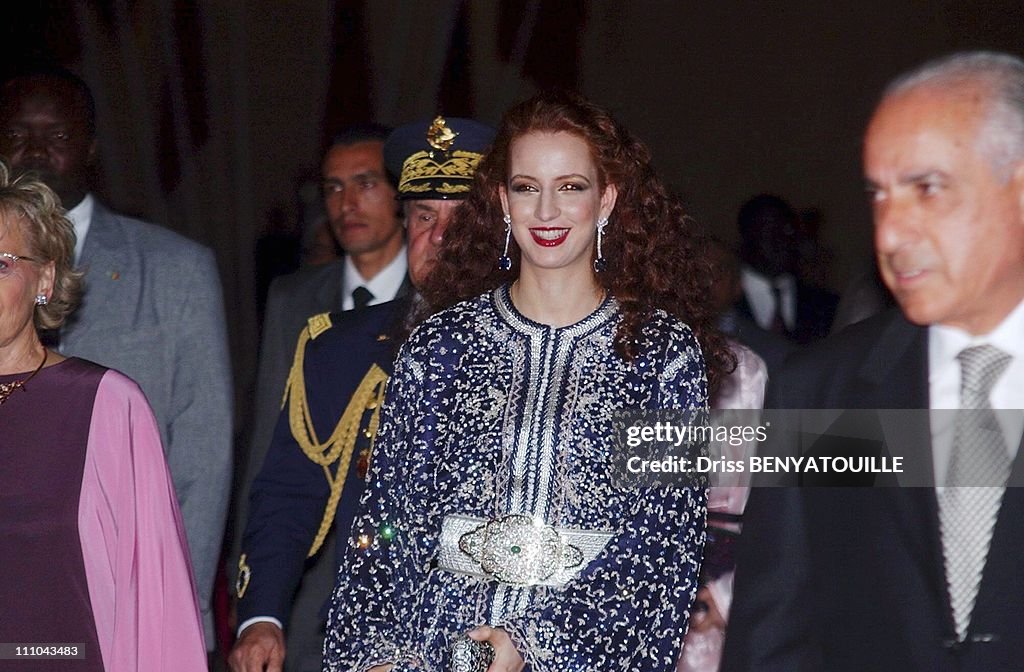 Princess Lalla Salma Of Morocco At The Opening Of 10Th Festival Of Sacred Music In Fez In Fez, Morocco On May 30, 2004