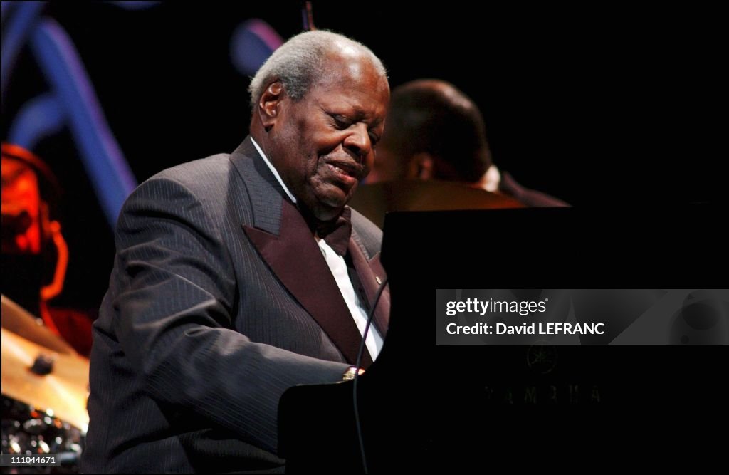 Oscar Peterson And Oliver Jones In Concert International Jazz Festival In Montreal, Canada On July 10, 2004.