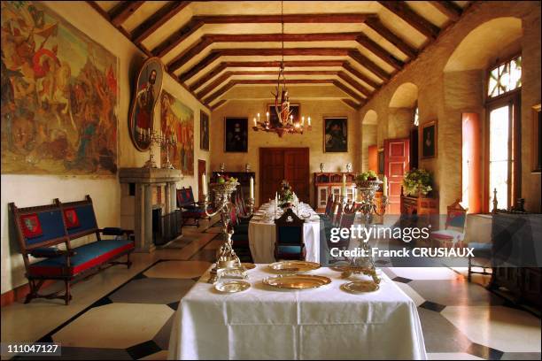 Inside Marienburg castle - The model of the Marienburg castle - The Marienburg Castle, near Hanover, Germany, will be the scene of an exceptional...