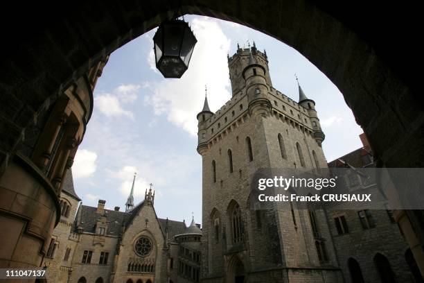 Outside Marienburg castle - The Marienburg Castle, near Hanover, Germany, will be the scene of an exceptional international auction - In Autumn, 2005...