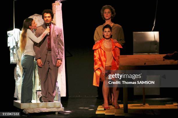 Theater play of Pierre Notte "I am also Catherine Deneuve", at the Opera Theater Pepiniere, staged by Jean-Claude Cotillard, the Opera Theater...