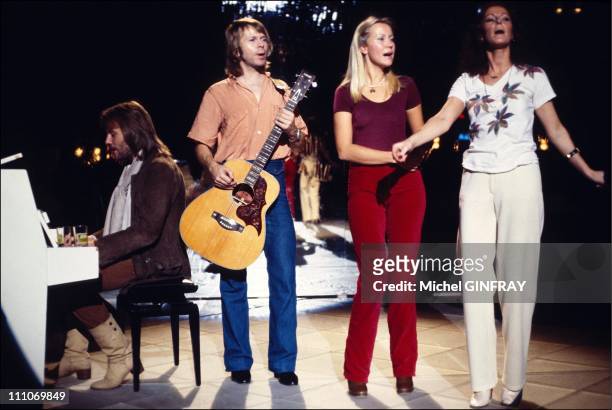 The 'ABBA' in Paris, France in 1979.
