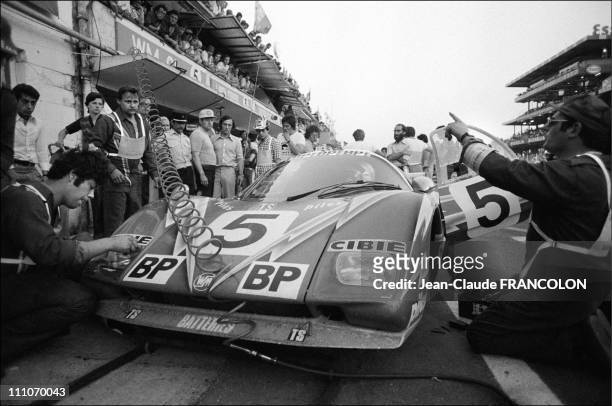 Ecurie TS, WM P76 - Peugeot, Guy Chasseuil, Claude Ballot-Lena, Xavier Mathiot in 'Les 24 heures du Mans 1976 in Le Mans, France on June 13, 1976.