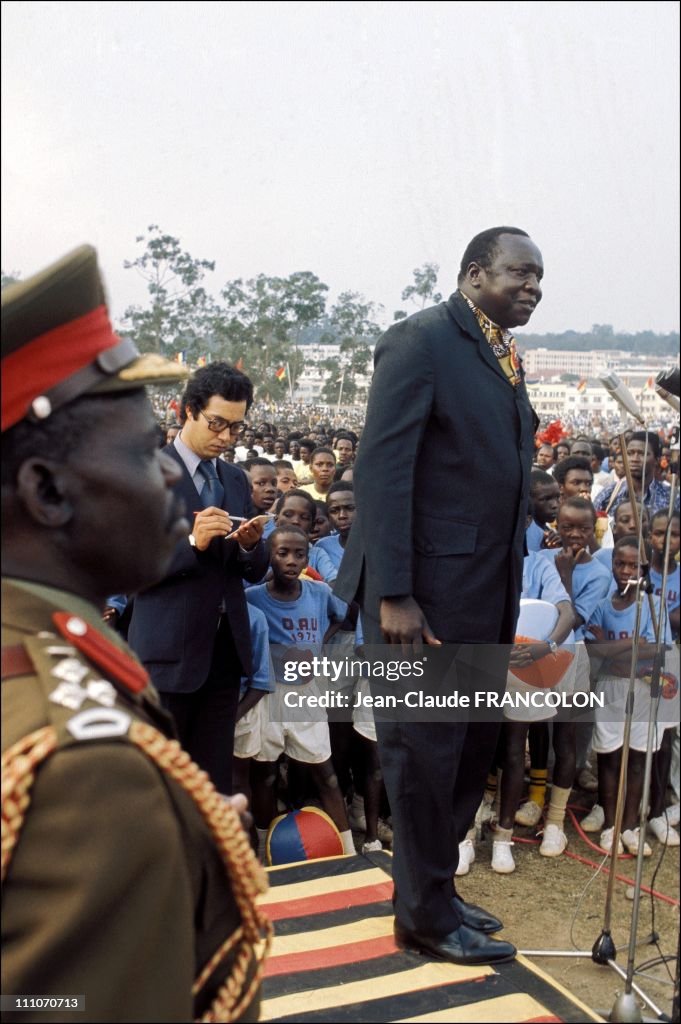 Idi Amin Dada Elu, President of Uganda in Kampala, Uganda on July 29, 1975.
