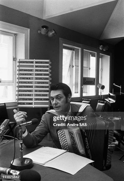 Europe1: Andre Verchuren, Accordionist: Portrait Of Andre Verchuren In Paris, France In 1968