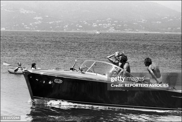 Brigitte Bardot With Gunther Sachs In Saint Tropez, France On August, 1966