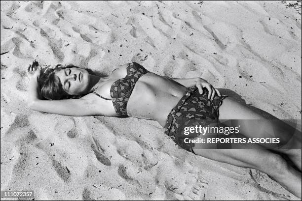 Mijanou Bardot In Saint Tropez, France On May 25, 1965