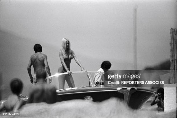 Bardot And Gunther Sachs in Saint Tropez, France in August 1962.