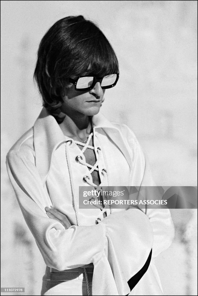 Radio Emission RTL: Michel Polnareff And F.Hardy In France On October 20, 1969