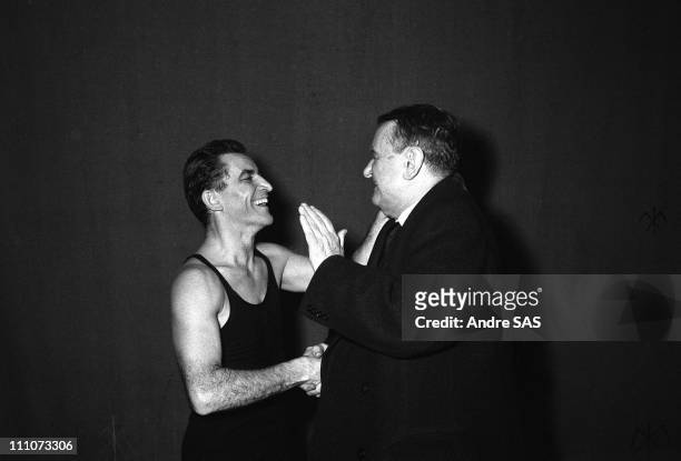 And his ballet of twentieth century - Maurice bejart and Georges Auric in France in 1965