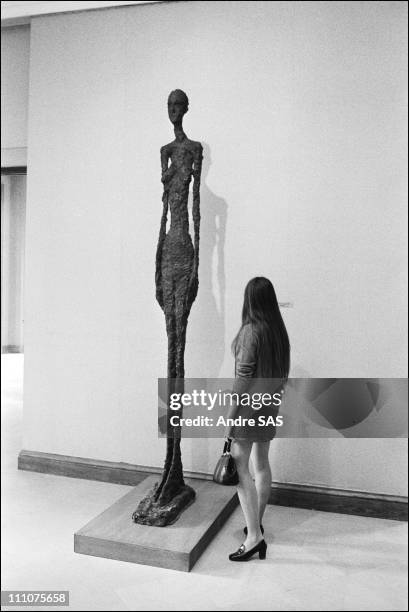 Annette Giacometti in France on October 23rd, 1969.