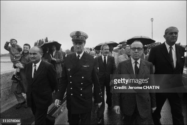 Admiral Philippe de Gaulle and Michel Debre in France on June 15th, 1980.