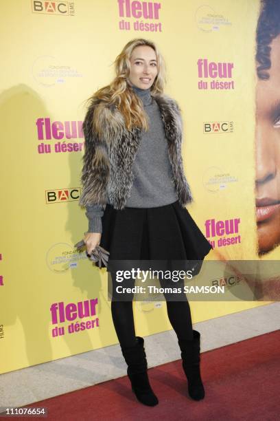 The premiere of "Fleur du desert" at theatre Marigny in Paris, France on March 07th, 2010 - Alexandra Golovanoff..