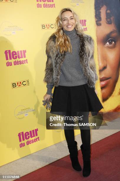 The premiere of "Fleur du desert" at theatre Marigny in Paris, France on March 07th, 2010 - Alexandra Golovanoff..