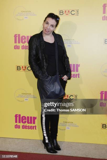 The premiere of "Fleur du desert" at theatre Marigny in Paris, France on March 07th, 2010 - Marie-Amelie Seigner.