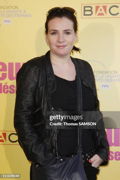 The premiere of "Fleur du desert" at theatre Marigny in Paris, France on March 07th, 2010 - Marie-Amelie Seigner.